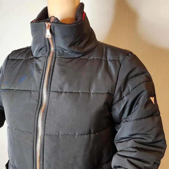 Guess Black puffy coat. Women's size small. - Picture 11 of 16